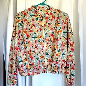 Boutique lightweight floral jacket (S)